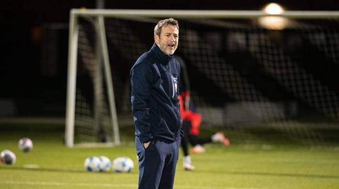 El entrenador de la selección de Panamá, Thomas Christiansen.