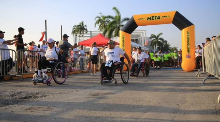 La carrera-caminata intenta crear un espacio de inclusión en el deporte para las personas con discapacidad.