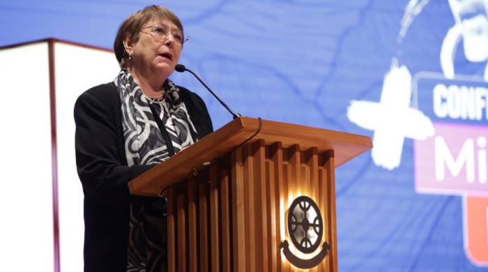 Bachelet ofrecerá su conferencia este 12 de septiembre.