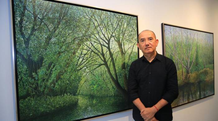 El artista Silfrido Ibarra trata de reflejar la realidad lo más fiel posible en sus obras.