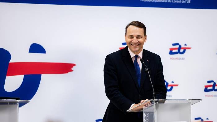 Radostaw Sikorski, ministro de Asuntos Exteriores de Polonia.