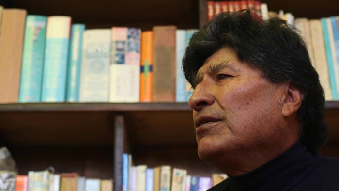 Fotografía de archivo del expresidente de Bolivia Evo Morales. EFE/Luis Gandarillas