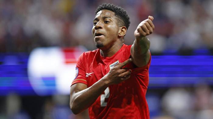 El defensor logró marcar su primer gol con el seleccionado panameño al 28’ contra Estados Unidos.