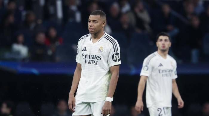 El delantero del Real Madrid, Kylian Mbappé.