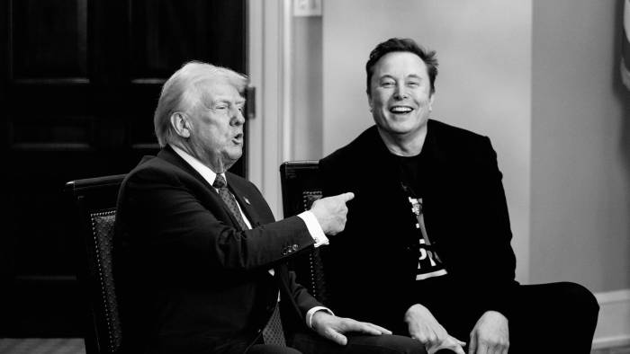 Fotografía tomada de la cuenta oficial en X de Dan Scavino, subdirector del gabinete de la administración de Donald Trump, con el presidente estadounidense y el magnate Elon Musk.