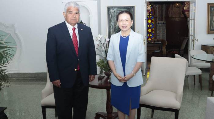 Mulino y Xu se reunieron este 8 de noviembre en el Palacio de las Garzas.