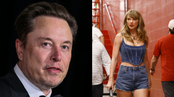 Fotos de archivo de AFP de Elon Musk y Taylor Swift.