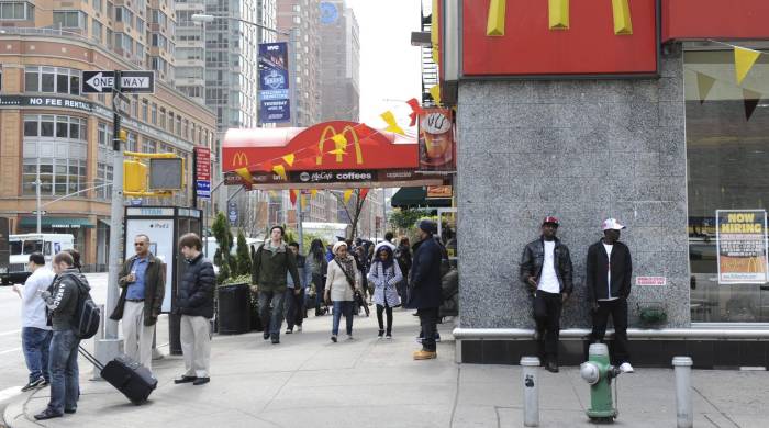 Imagern de archivo de un McDonalds de Estados Unidos.