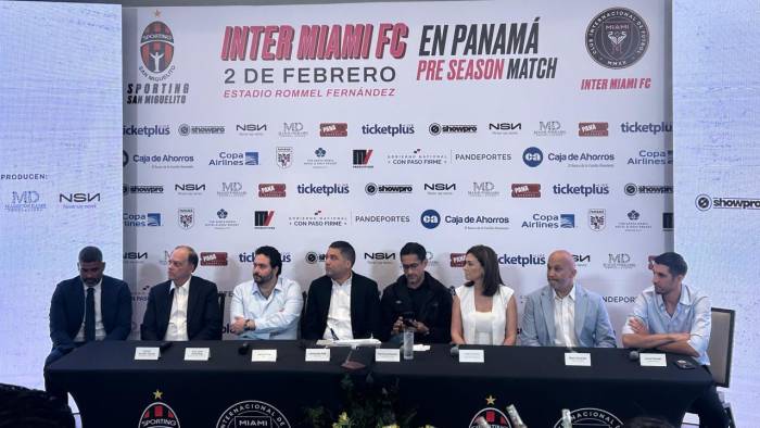 El Sporting San Miguelito recibirá al Inter Miami este 2 de febrero en el estadio Rommel Fernández.