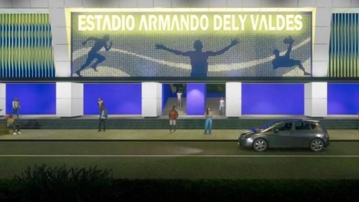 En sus redes sociales, el ente deportivo también publicaron imágenes de como se podría ver el estadio una vez ya remodelado.