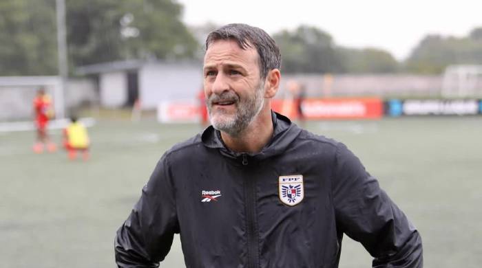 El técnico de la selección de Panamá, Thomas Christiansen.