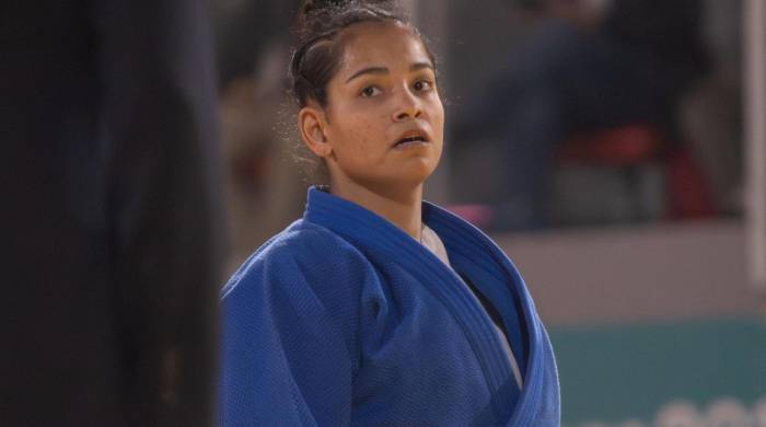 La judoca panameña Kristine Jiménez.