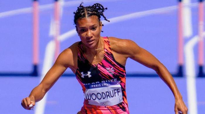 La atleta panameña, Gianna Woodruff.