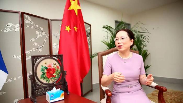 La embajadora de China en Panamá, Xu Xueyuan, en un a fotografía de archivo.