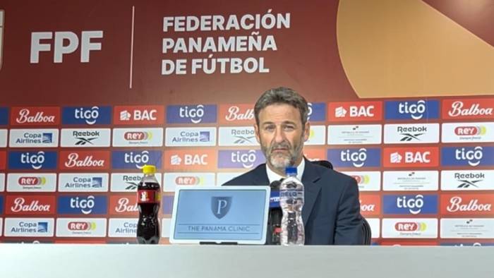 El entrenador de la selección de Panamá, Thomas Christiansen.