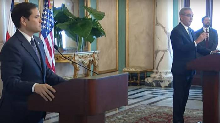 Secretario de Estado Marco Rubio habla sobre los peajes luego de su reunión con el presidente dominicano