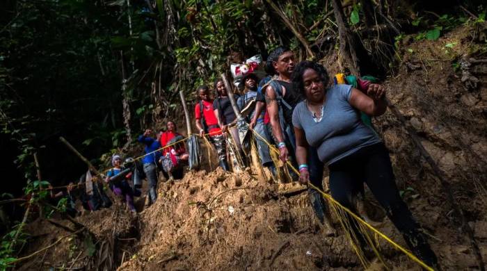 Muchos de los migrantes que llegan a Panamá vienen con cuadros de enfermedades respiratorias que quedan sin atención por la falta de recursos.