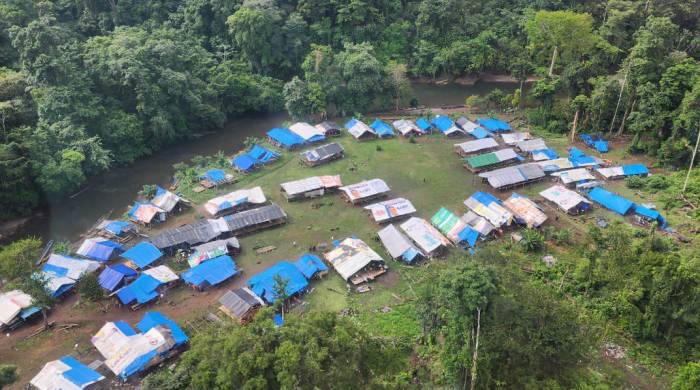 Este campamento, según las investigaciones preliminares, era utilizado como centro de acopio para los migrantes.