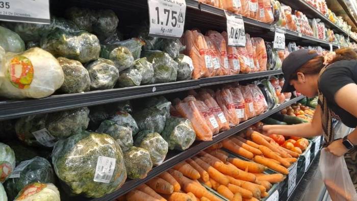 Por el grupo de vegetales y verduras, los consumidores pagaron $32,88.