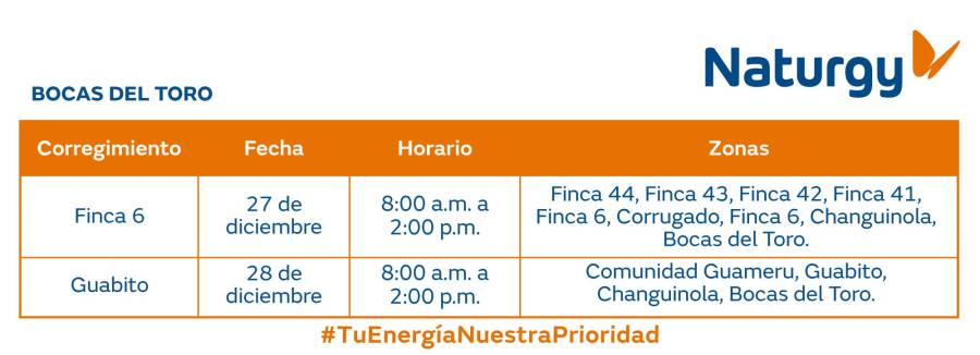 Trabajos de mantenimiento en la red eléctrica del 23 al 29 de diciembre de 2024