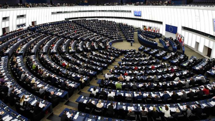 Fotografía de archivo de un pleno del Parlamento Europeo en Estrasburgo (Francia).